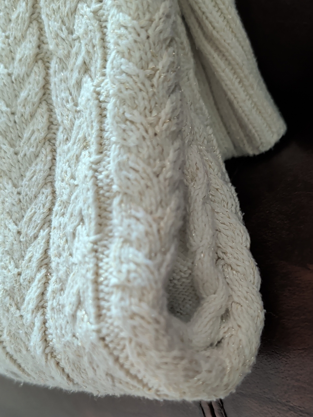Tommy Bahama Cream Cable-Knit Turtleneck Sweater - Picture 12 of 12